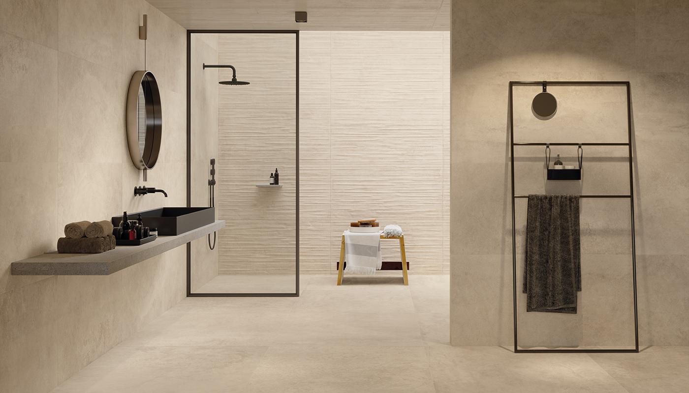 Gres Porcellanato Emil Fabrika Pietra Bagno Sand Fondo Immagine Gallery | Emilceramica Gres Porcellanato Emil Fabrika Pietra Bagno Sand Fondo Immagine Gallery | Emilceramica