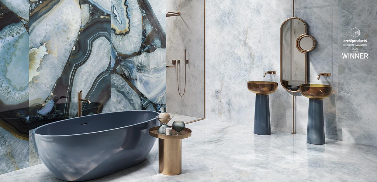 Gres Porcellanato Emil Tele Di Marmo Precious Marmo Bagno Agate Azure Agate Immagine Gallery | Emilceramica Gres Porcellanato Emil Tele Di Marmo Precious Marmo Bagno Agate Azure Agate Immagine Gallery | Emilceramica